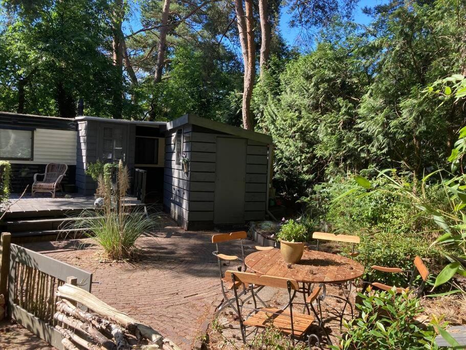 Sfeervol Chalet In Het Bos Nunspeet Extérieur photo